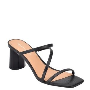 MARC FISHER LIMITED ALIANA BLACK SANDAL SZ 7.5